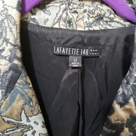 Lafayette 148 Brocade Jacket 22W - Picture 3 of 5